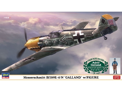 Messerschmitt Bf109e-4/N 'galland' W/Figure - image 1