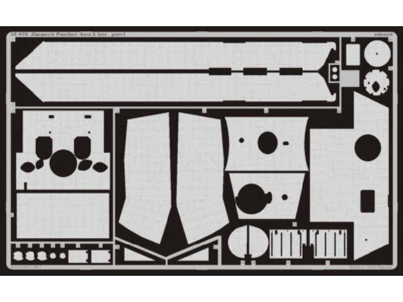 Zimmerit Panther Ausf. A late 1/35 - Dragon - image 1