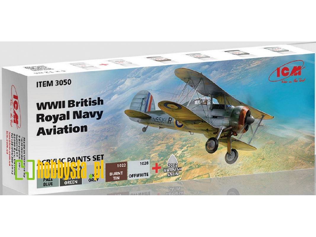 Acrylic Paints Set For WWII British Royal Navy Aviation - image 1