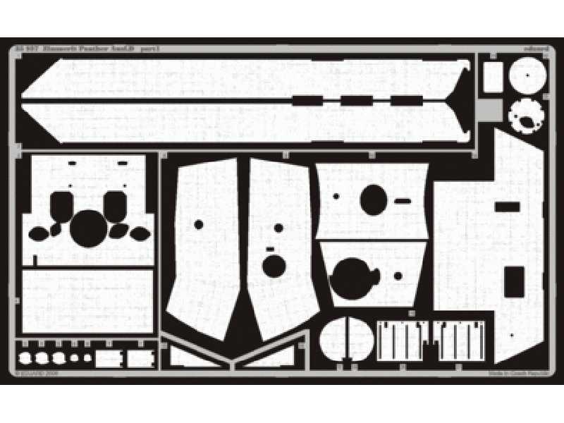 Zimmerit Panther Ausf. D 1/35 - Dragon - image 1