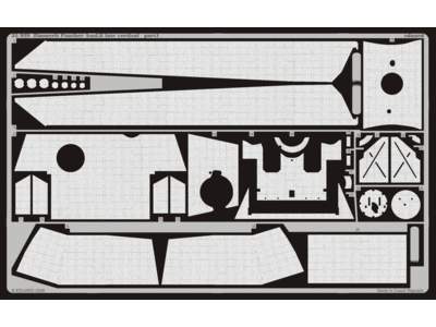 Zimmerit Panther Ausf. G late vertical 1/35 - Dragon - image 1