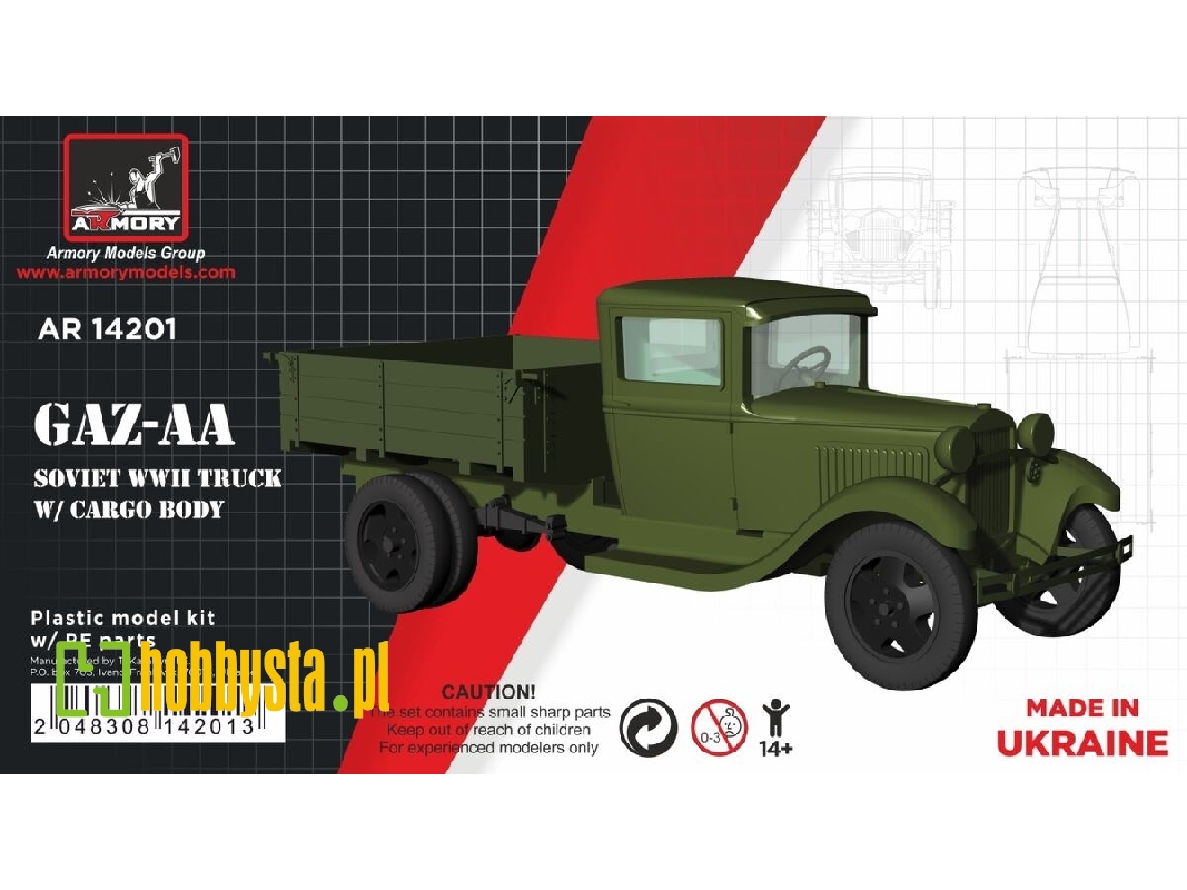 Gaz-aa Soviet Wwii Cargo Truck With Cargo Body - image 1