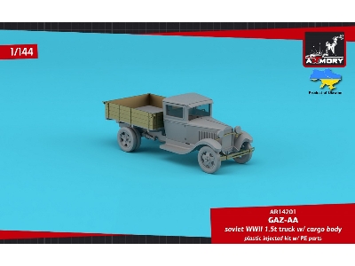 Gaz-aa Soviet Wwii Cargo Truck With Cargo Body - image 2