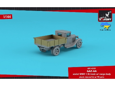 Gaz-aa Soviet Wwii Cargo Truck With Cargo Body - image 3