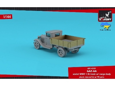 Gaz-aa Soviet Wwii Cargo Truck With Cargo Body - image 4