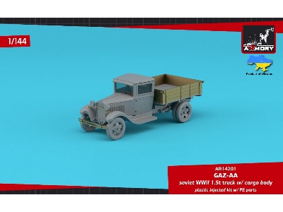 Gaz-aa Soviet Wwii Cargo Truck With Cargo Body - image 5