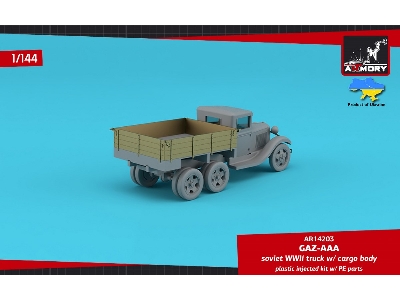 Gaz-aaa Soviet Wwii Truck With Cargo Body - image 3