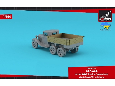 Gaz-aaa Soviet Wwii Truck With Cargo Body - image 4