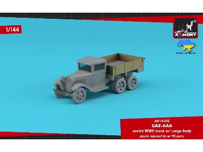 Gaz-aaa Soviet Wwii Truck With Cargo Body - image 5