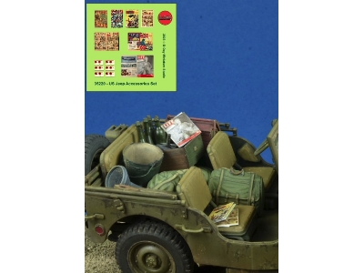 Wwii Us Jeep Accessories Set - image 1
