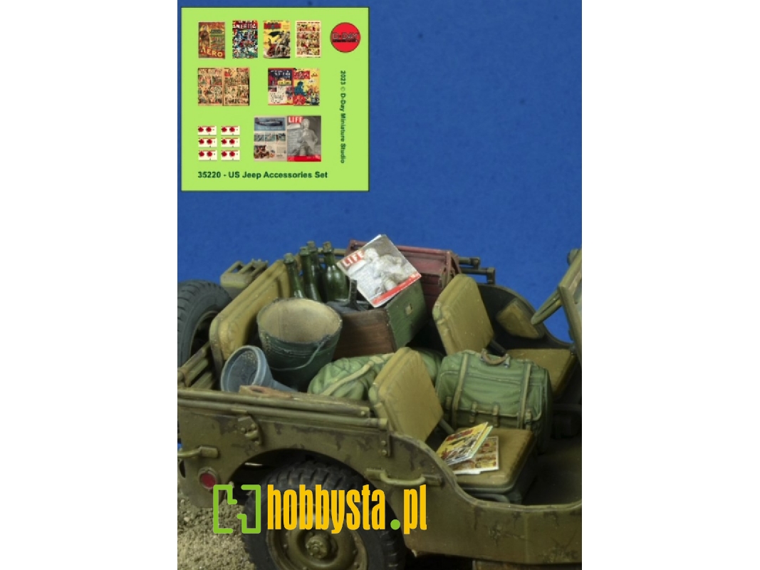 Wwii Us Jeep Accessories Set - image 1