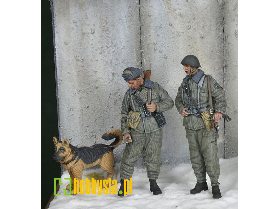 East German Border Troops With Dog, Winter 1970-80's - image 1