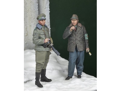 East German Border Troops Officer And Civilian Volunteer, Winter 1970-80's - image 2