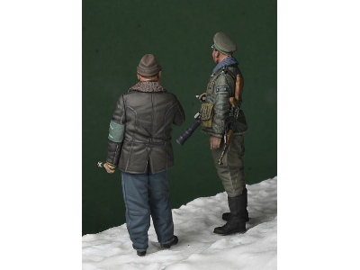 East German Border Troops Officer And Civilian Volunteer, Winter 1970-80's - image 3