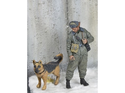 East German Border Trooper With Dog, Winter 1970-80's - image 3