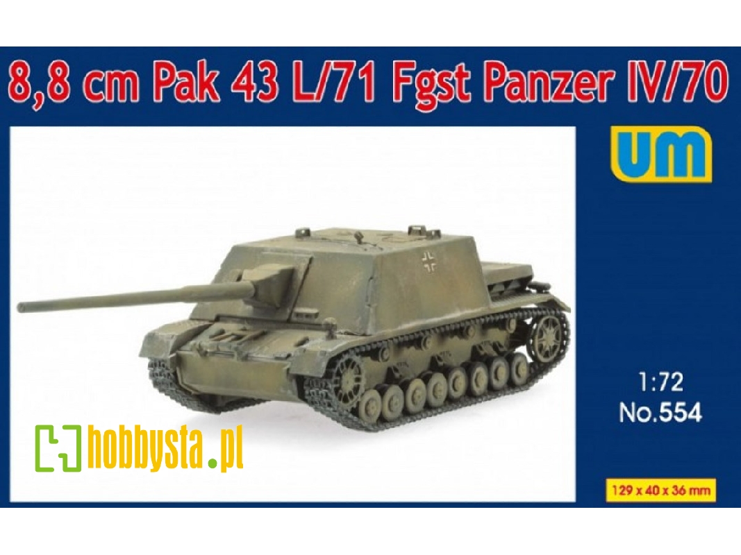 8,8 Cm Pak 43 L/71 Fgst Panzer Iv/70 - image 1
