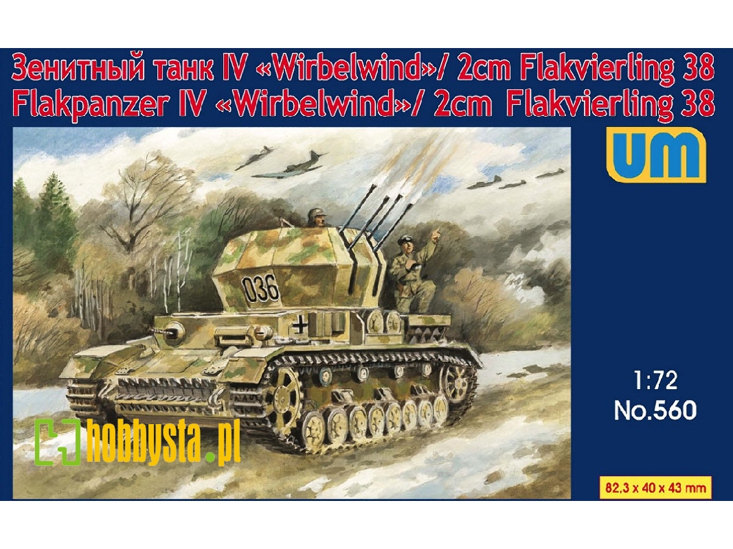 Flakpanzer Iv Wirbelwind / 2 Cm Flakvierling 38 - image 1