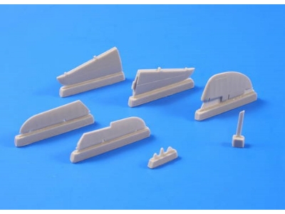 P-39D-Q Airacobra  Control Surfaces set 1/48 for Hasegawa kit - image 1