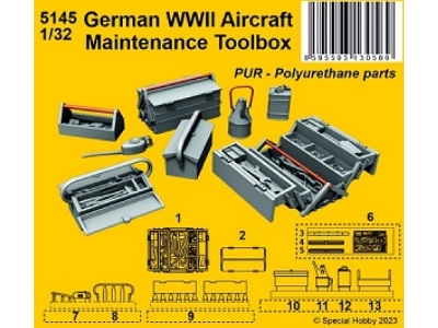 German Wwii Aircraft Maintenance Toolbox - image 1