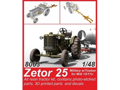 Zetor 25 'military W/Towbar For Mig 15/17s' - image 1