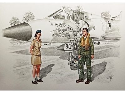 Iaf Mirage Iiicj Pilot And Female Ground Crew - image 1
