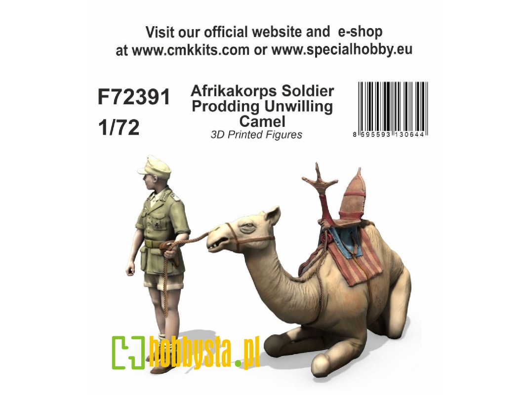 Afrikakorps Soldier Prodding Unwilling Camel - image 1