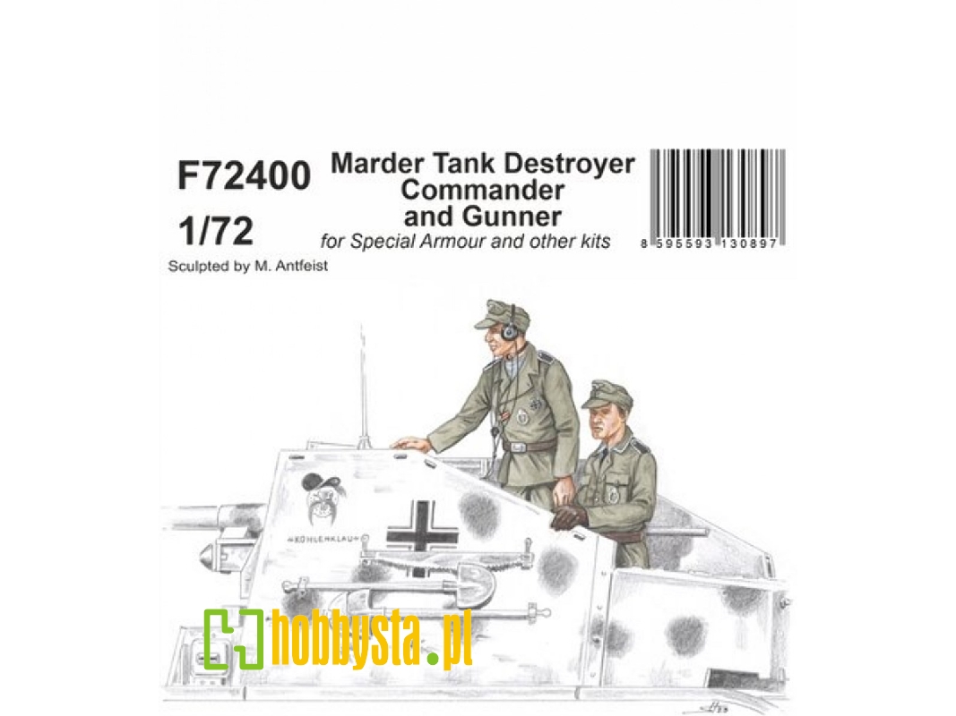 Marder Tank Destroyer Commander And Gunner - image 1
