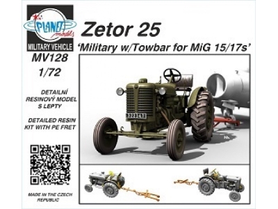 Zetor 25 'military W/Towbar For Mig 15/17s' - image 1