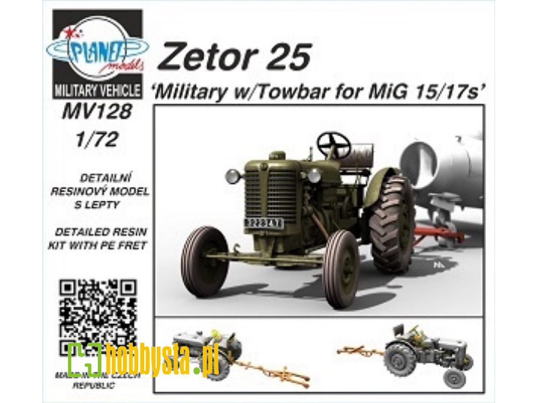 Zetor 25 'military W/Towbar For Mig 15/17s' - image 1