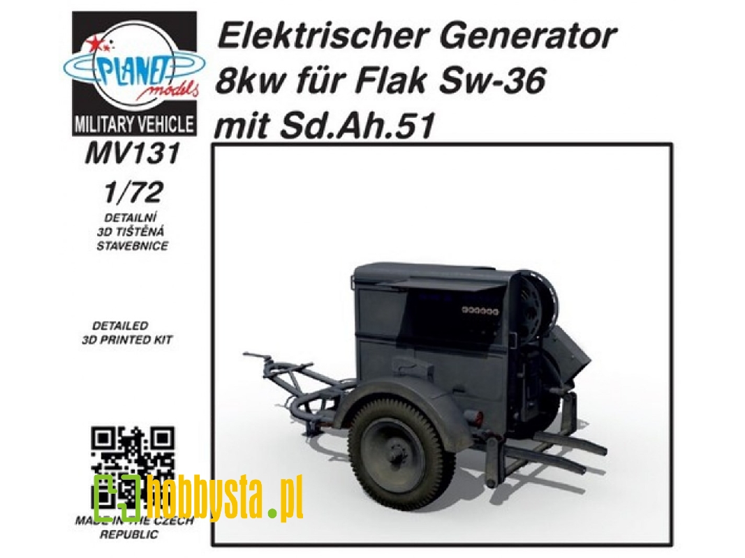 Elektrischer Generator 8kw Fur Flak Sw-36 Mit Sd.Ah.51 - image 1