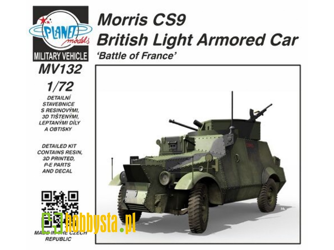 Morris Cs9 British Light Armored Car 'battle Of France' - image 1 Morris Cs9 British Light Armored Car 'battle Of France' - image 1