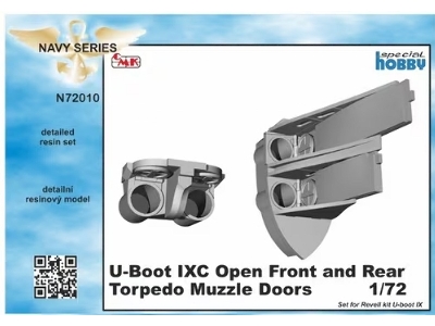 U-boot Ixc Open Front And Rear Torpedo Muzzle Doors - image 1