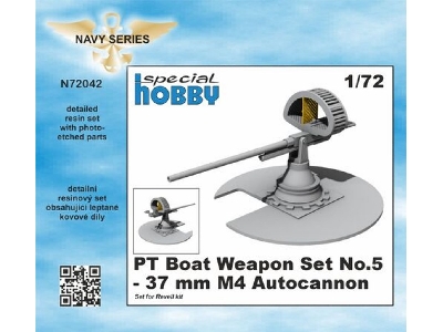 Pt Boat Weapon Set No.5 - 37 Mm M4 Autocannon - image 1