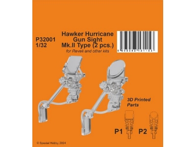 Hawker Hurricane Gun Sight Mk.Ii Type (2pcs) - image 1