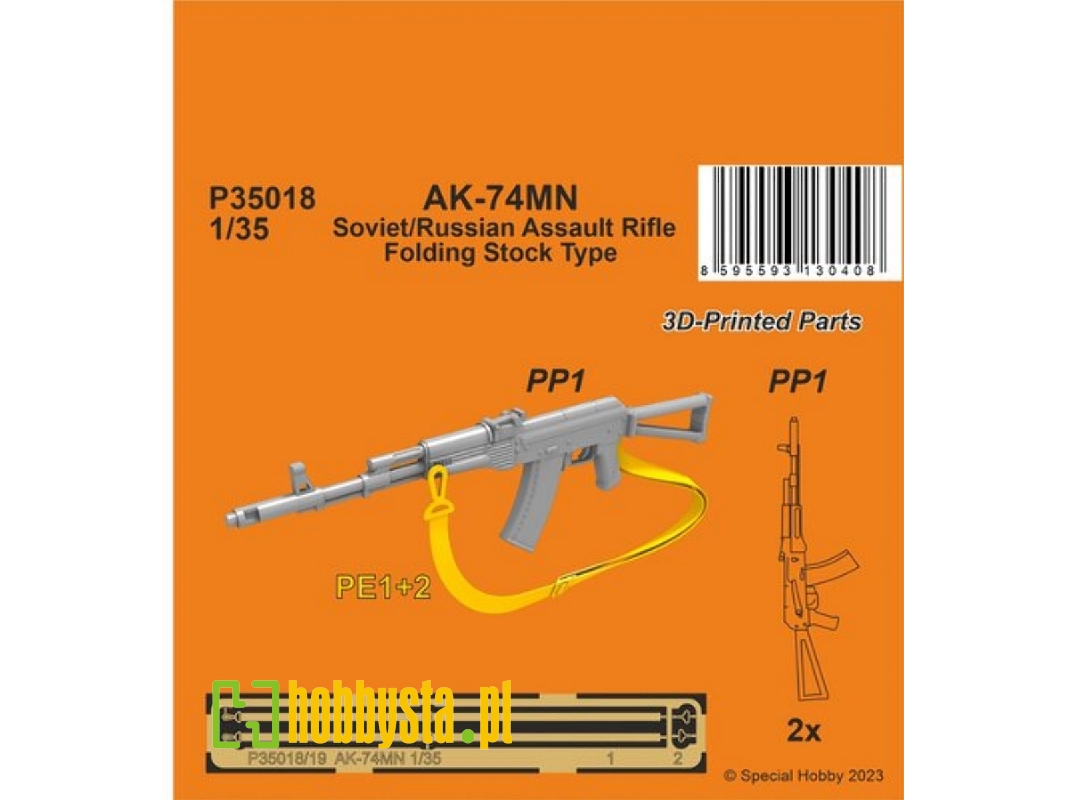 Ak-74mn Soviet/Russian Assault Rifle - Folding Stock Type (2pcs.) - image 1