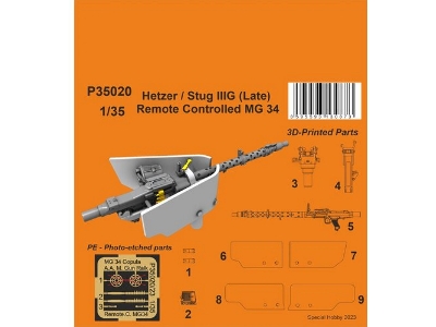 Hetzer / Stug Iiig (Late) Remote Controlled Mg 34 - image 1