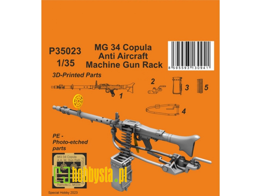 Mg 34 Copula Anti Aircraft Machine Gun Rack - image 1