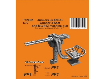 Junkers Ju 87d/G Gunner's Seat & Mg 81z - image 1