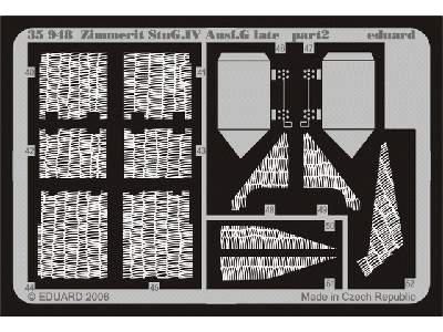 Zimmerit StuG. IV Ausf. G late 1/35 - Dragon - image 3