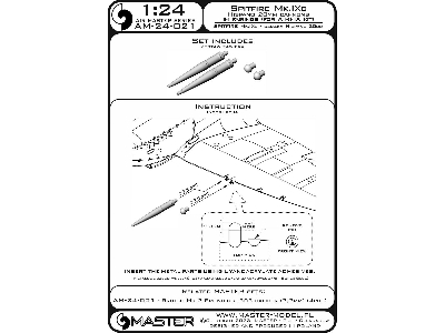 Spitfire Mk.Ixc - Działka Hispano 20mm W Osłonach (Do Modelu Airfix) - image 8