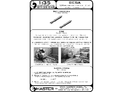 Karabin Maszynowy Besa (7,92mm) - Końcówka Lufy (2 Szt.) - image 4