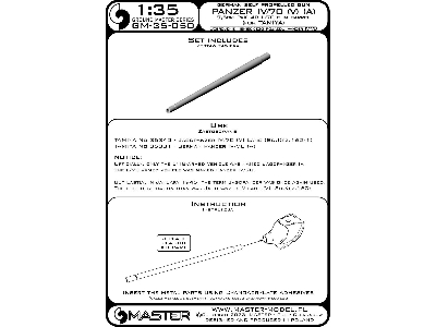 Panzer Iv/70 (A) And (V) - Lufa Działa 7,5cm Pak 42 L/70 (Do Modeli Tamiya) - image 6