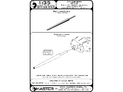 Niszczyciel Czołgów M10 - Lufa Działa 3-inch M7 (76.2mm) (Do Modelu Tamiya) - image 5