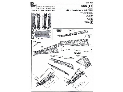 Mig-17f Klapy/Flaps Airfix - image 5