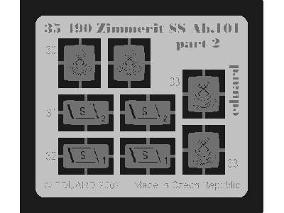 Zimmerit Tiger I/ SS Ab.101 1/35 - Tamiya - image 3