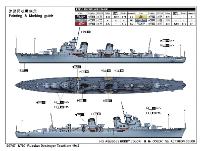 Russian Destroyer Taszkient 1942 - image 4