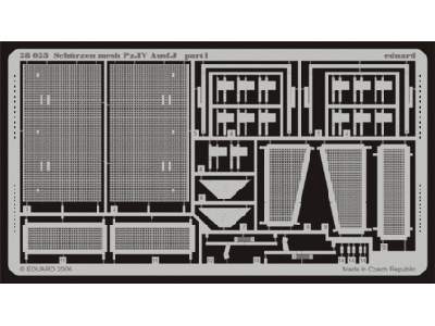 Schurzen mesh Pz. IV Ausf. J 1/48 - Tamiya - image 1