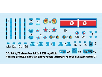 Russian 9p113 Tel W/9m21 Rocket Of 9k52 Luna-m Short-range Artil - image 3