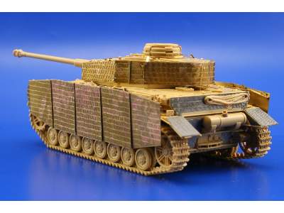 Schurzen Pz. IV Ausf. J Zimmerit 1/48 - Tamiya - image 7