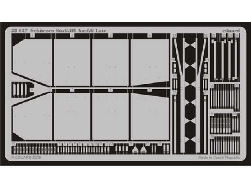 Schurzen StuG. III Ausf. G Late 1/48 - Tamiya - image 1